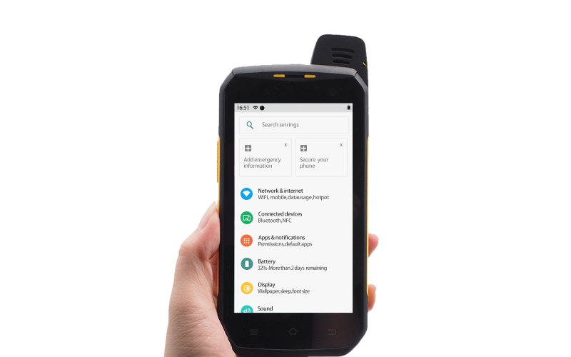 5.0英寸  防爆智能终端手机